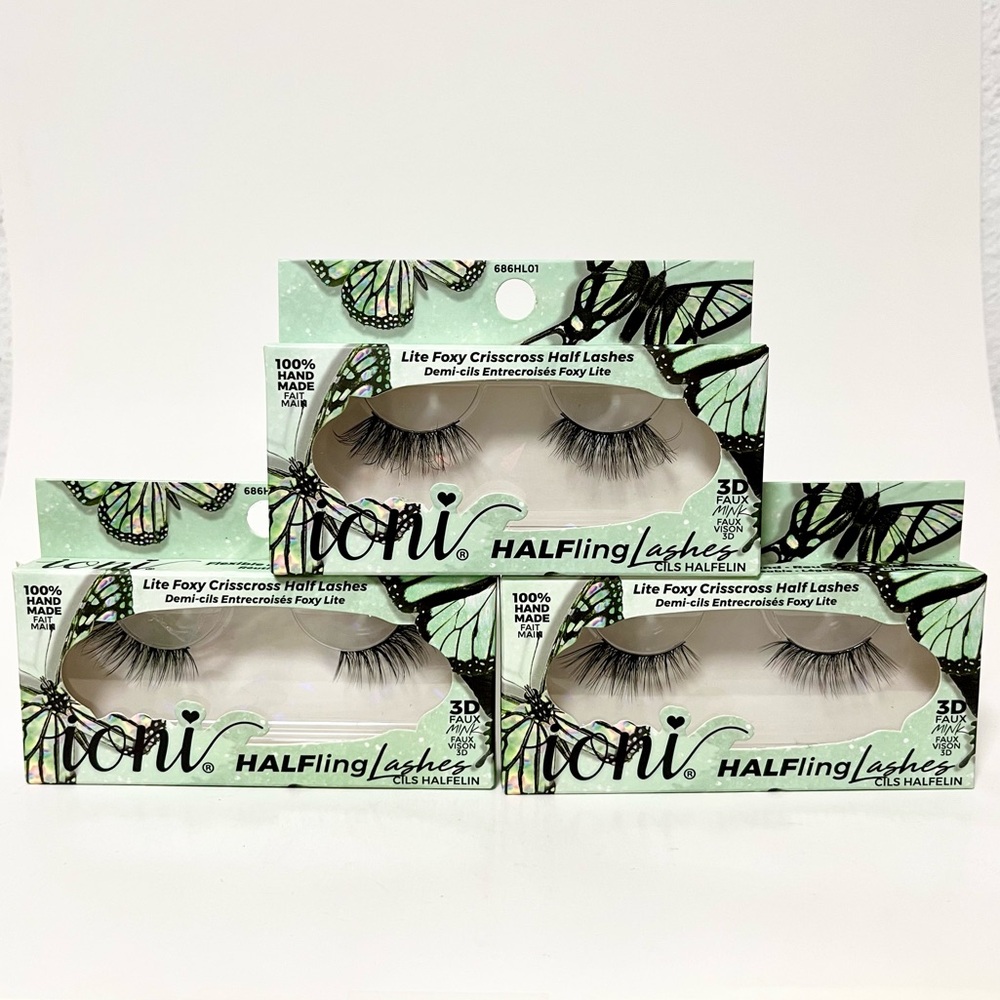 3x Ioni lashes bundle